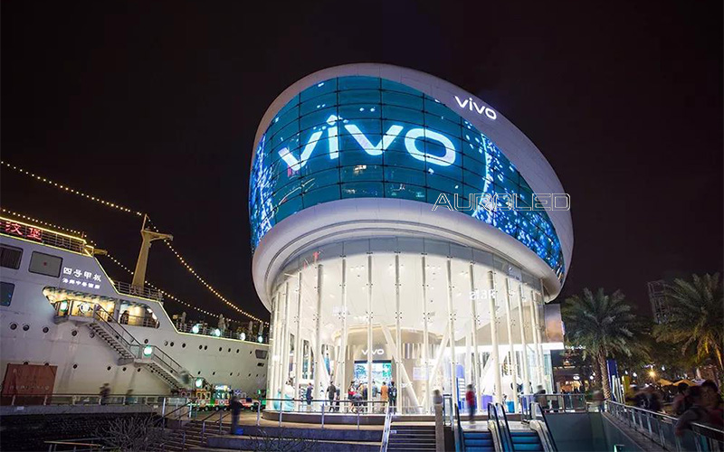 VIVO Lab旗艦店酷炫<a href=http://www.zisens.com/toumingping/ target=_blank class=infotextkey>透明屏</a>效果