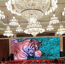 上海萬豪酒店3.9高配租賃屏完美顯示！